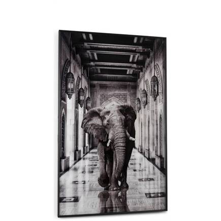 Coco Maison Walking Elephant schilderij 90x140cm